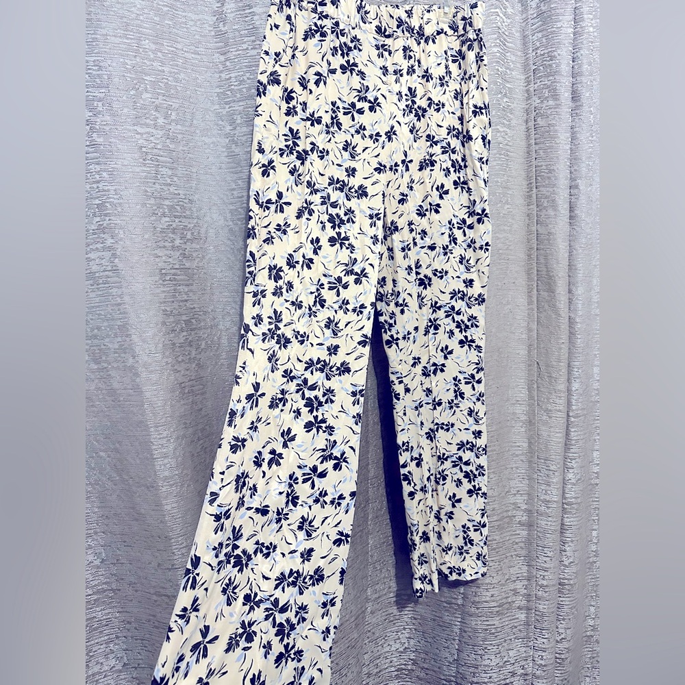 Zara Floral Print Women's Satin Pants